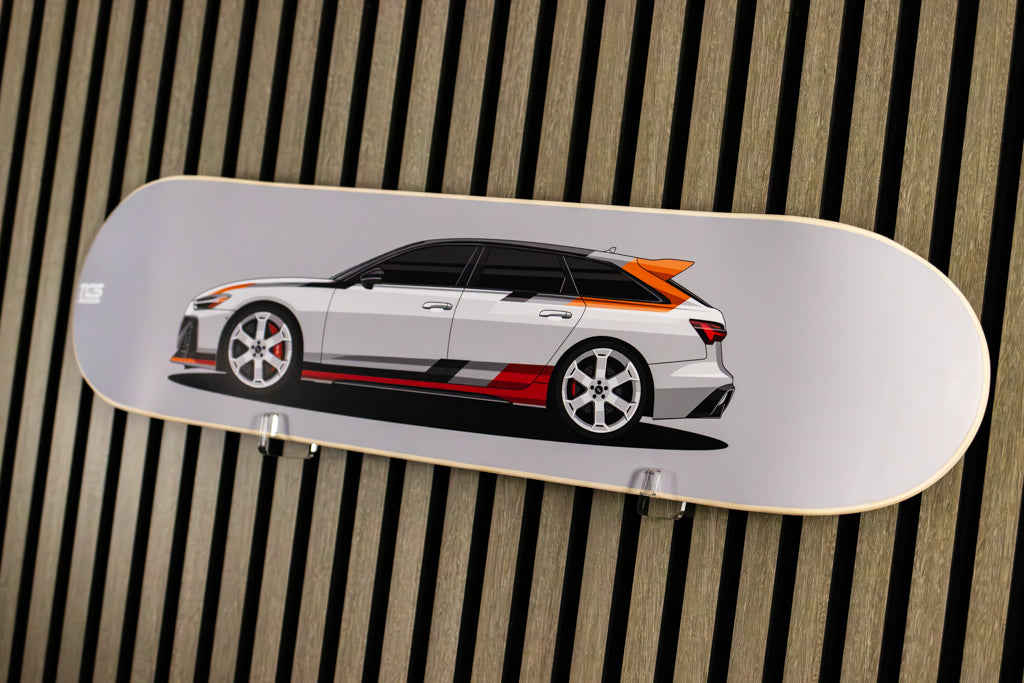 Audi RS6 Avant GT Skate Deck Wall Art