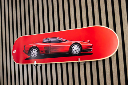 1989 Ferrari Testarossa Skate Deck Wall Art