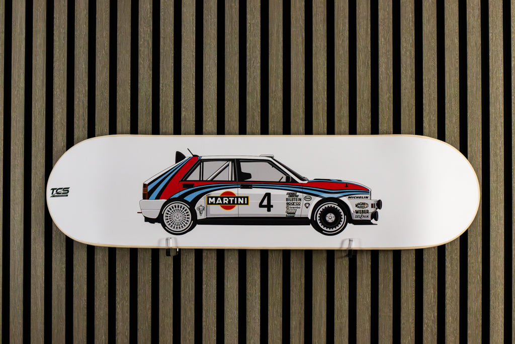 Lancia Delta S4 - Group B Rally Car - Skate Deck Wall Art