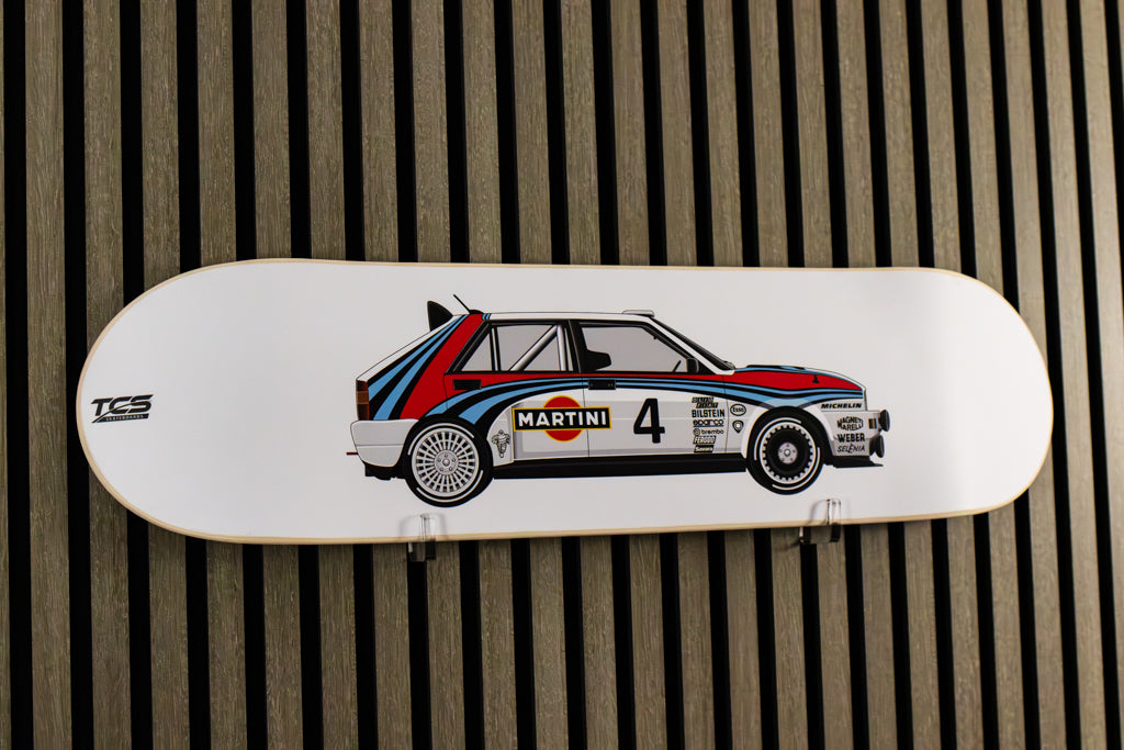 Lancia Delta S4 - Group B Rally Car - Skate Deck Wall Art
