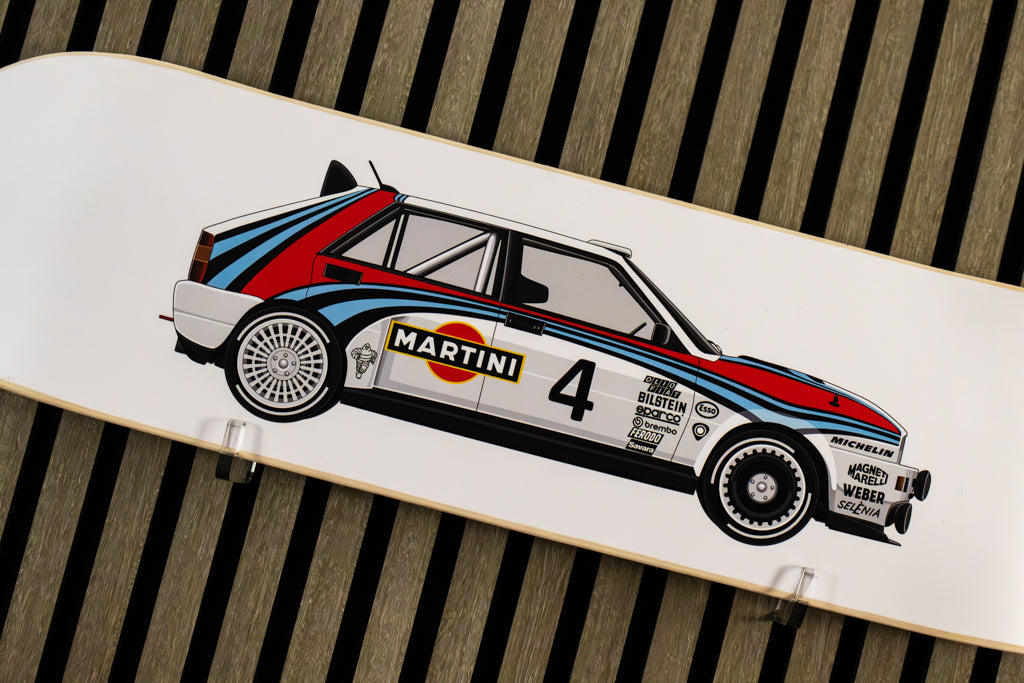 Lancia Delta S4 - Group B Rally Car - Skate Deck Wall Art