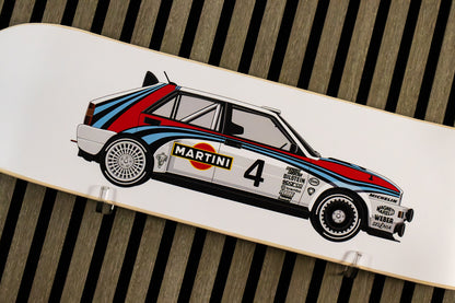 Lancia Delta S4 - Group B Rally Car - Skate Deck Wall Art