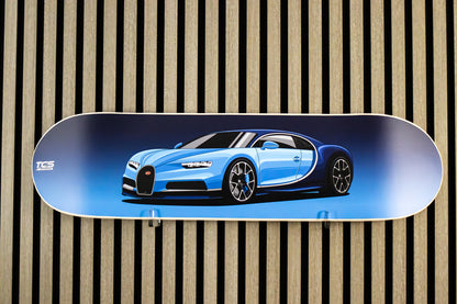 Bugatti Chiron Wall Art Skatedeck
