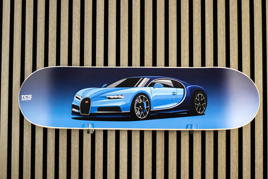Bugatti Chiron Wall Art Skatedeck