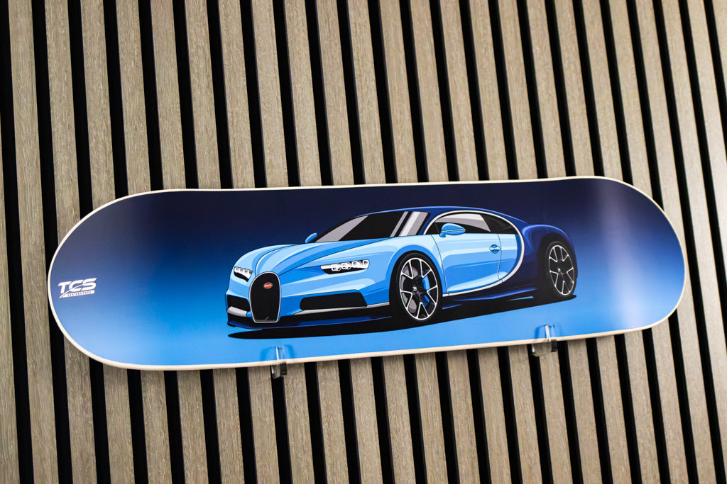 Bugatti Chiron Wall Art Skatedeck
