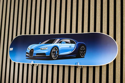 Bugatti Chiron Wall Art Skatedeck