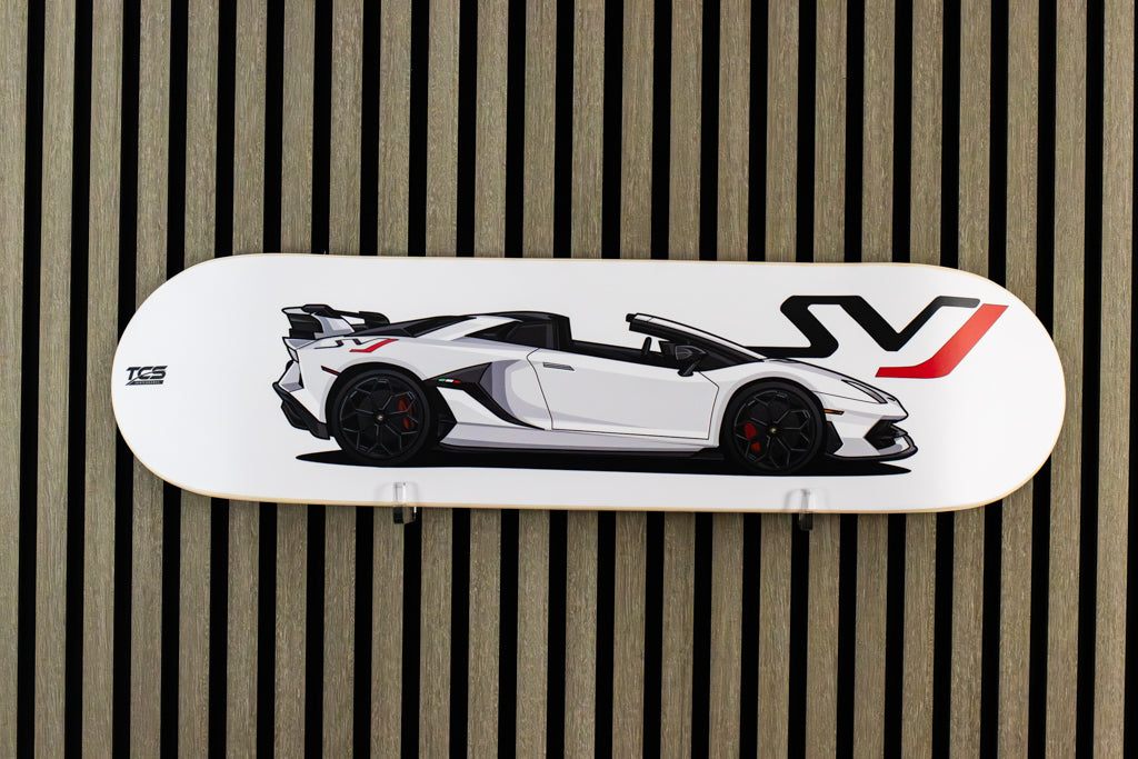 Lamborghini SVJ Skate Deck Wall Art