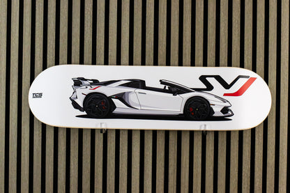 Lamborghini SVJ Skate Deck Wall Art