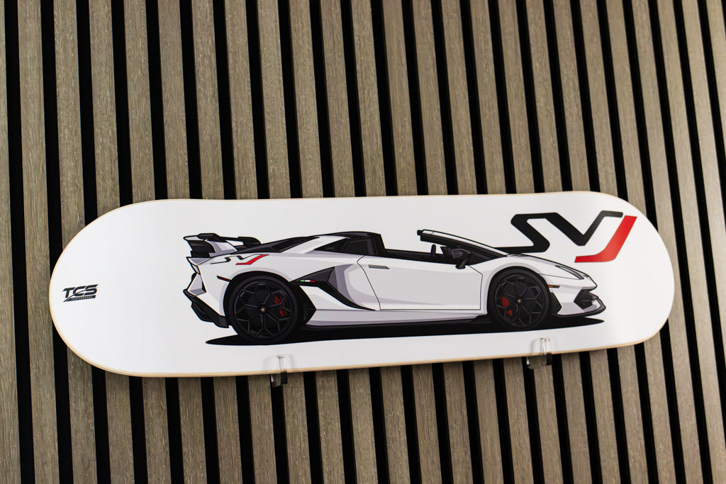 Lamborghini SVJ Skate Deck Wall Art