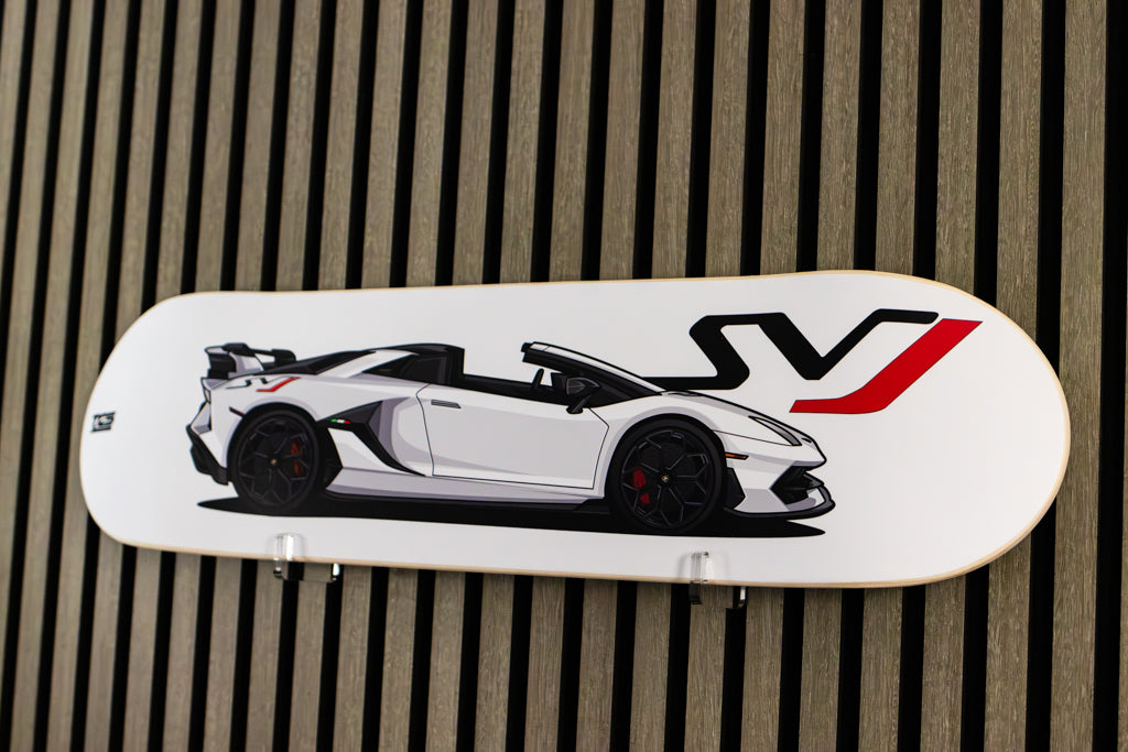 Lamborghini SVJ Skate Deck Wall Art