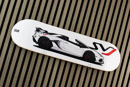 Lamborghini SVJ Skate Deck Wall Art