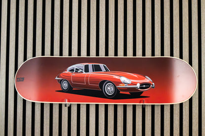 Jaguar E-Type Skate Deck Wall Art