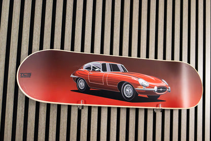 Jaguar E-Type Skate Deck Wall Art