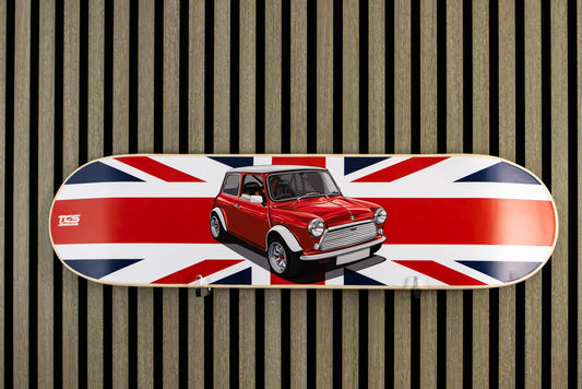 Classic Mini Cooper Skate Deck Wall Art