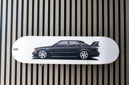 Mercedes-Benz 190E Skate Deck Wall Art