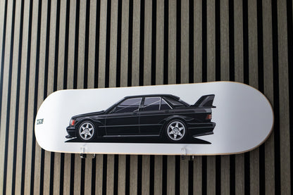 Mercedes-Benz 190E Skate Deck Wall Art