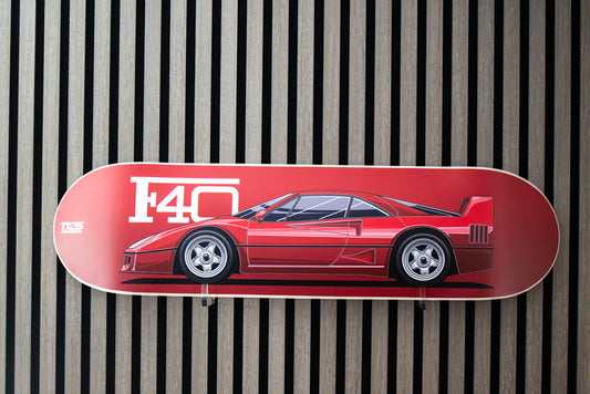 Ferrari F40 Skate Deck Wall Art