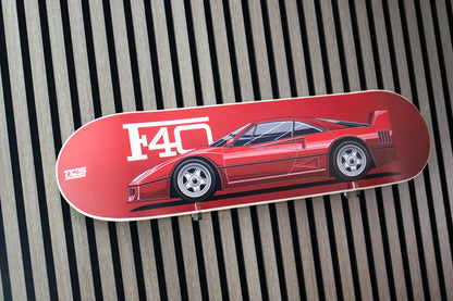 Ferrari F40 Skate Deck Wall Art