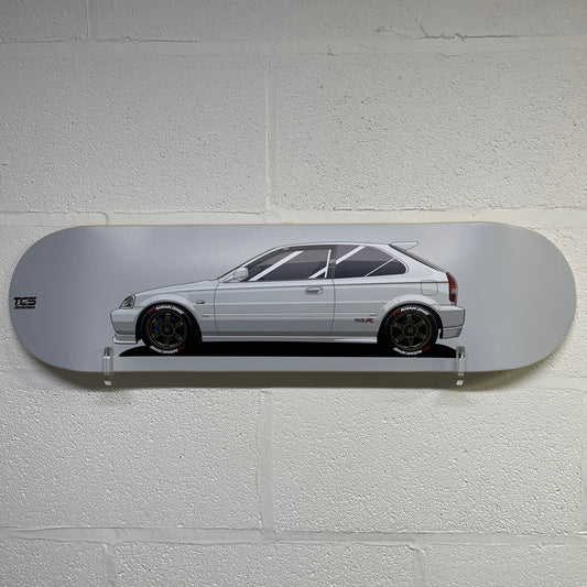 Honda Civic Type R (EK9) Skateboard Wall Art