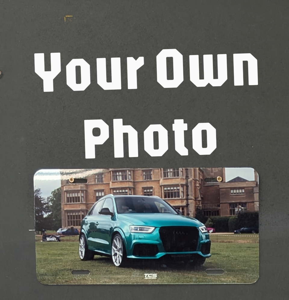 Your own photo made into Licence Plate Art
