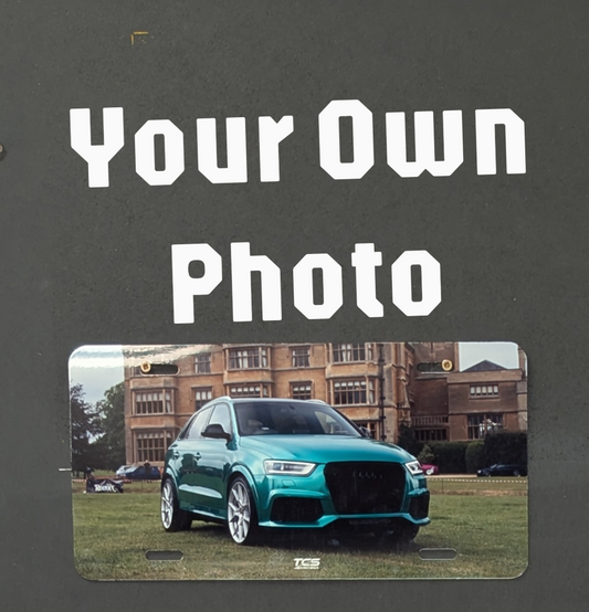 Your own photo made into Licence Plate Art