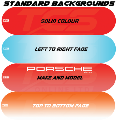 Template of custom skateboards