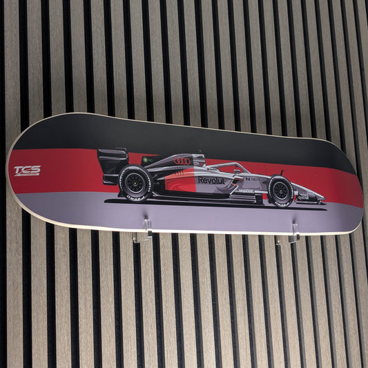 2026 Formula 1 Audi Race Car Skate Deck Wall Art