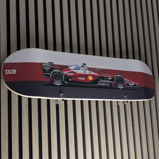 2026 Formula 1 Ferrari SF-26 Race Car Skate Deck Wall Art