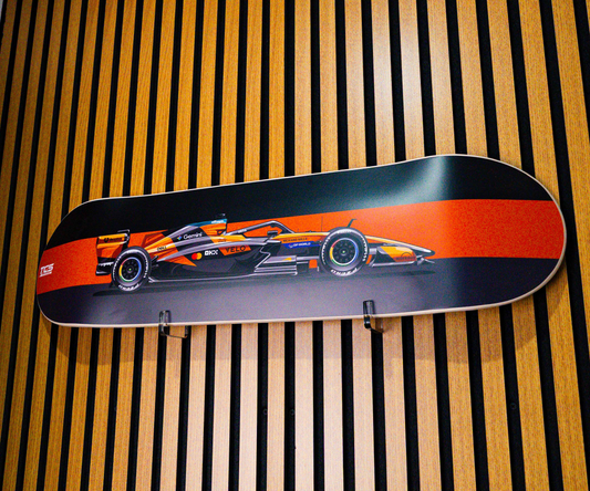 2026 Formula 1 McLaren MCL40 Race Car Skate Deck Wall Art