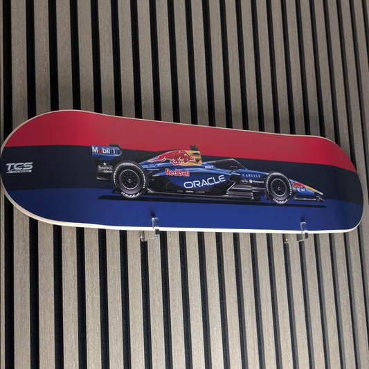 2026 Formula 1 Red Bull RB22 Race Car Skate Deck Wall Art