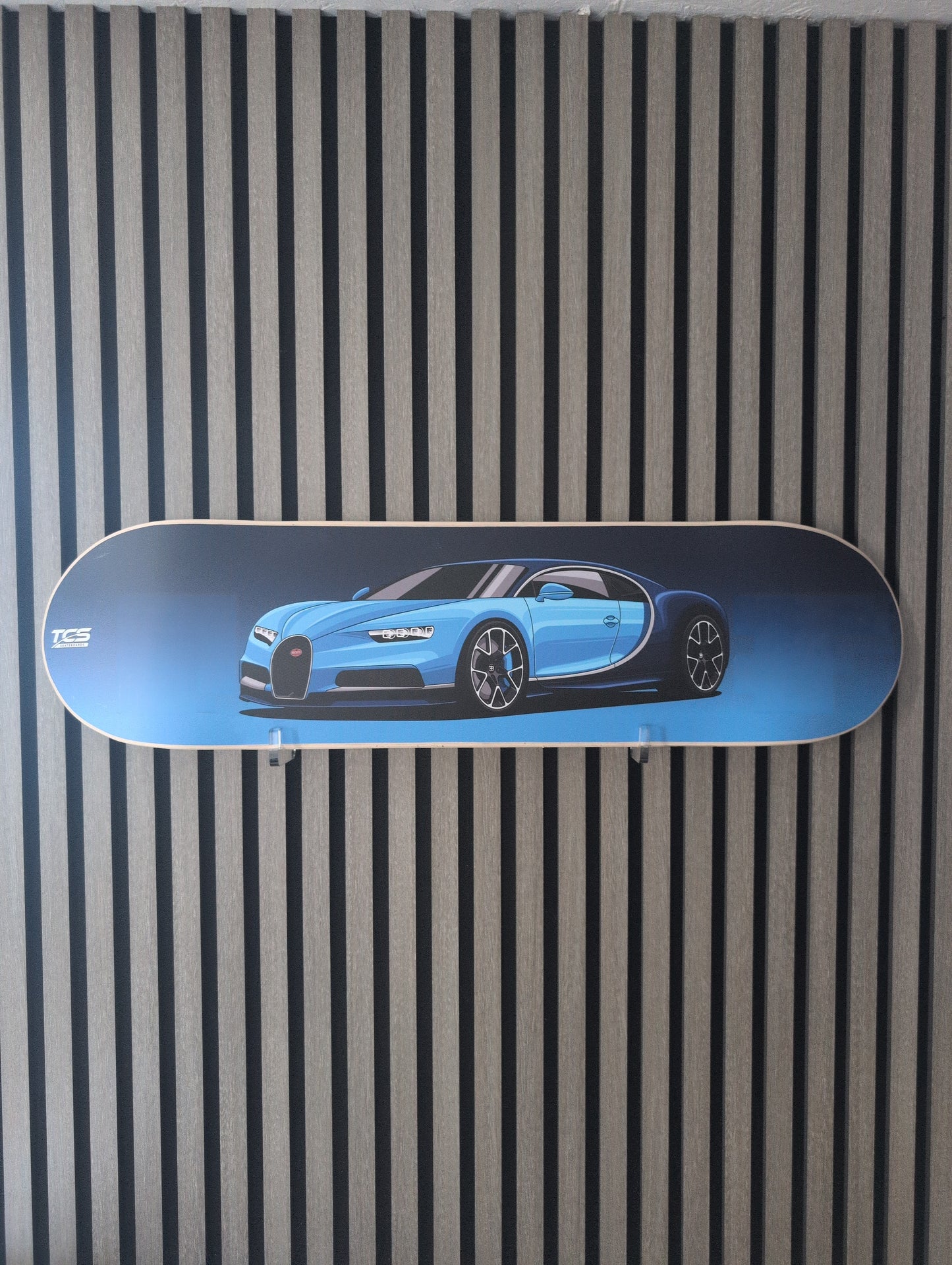 Bugatti Chiron Wall Art Skatedeck