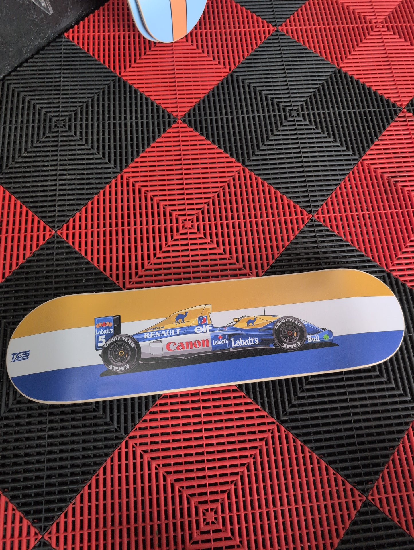 F1 Williams Race Car Skate Deck Wall Art