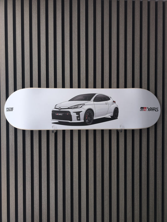 GR Yaris Wall Art Skatdeck