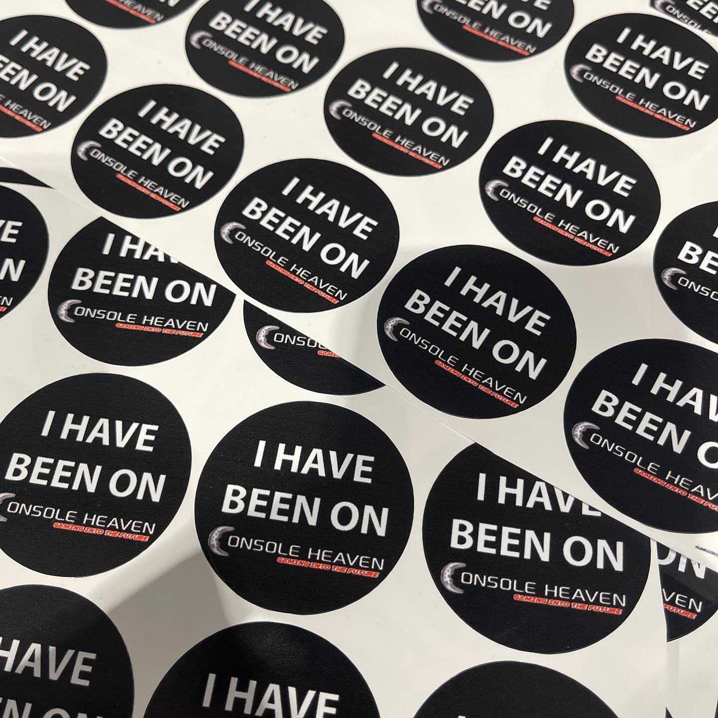 LOGO Printed Vinyl Round Stickers - GLOSSY Waterproof Custom Logo -Personalised