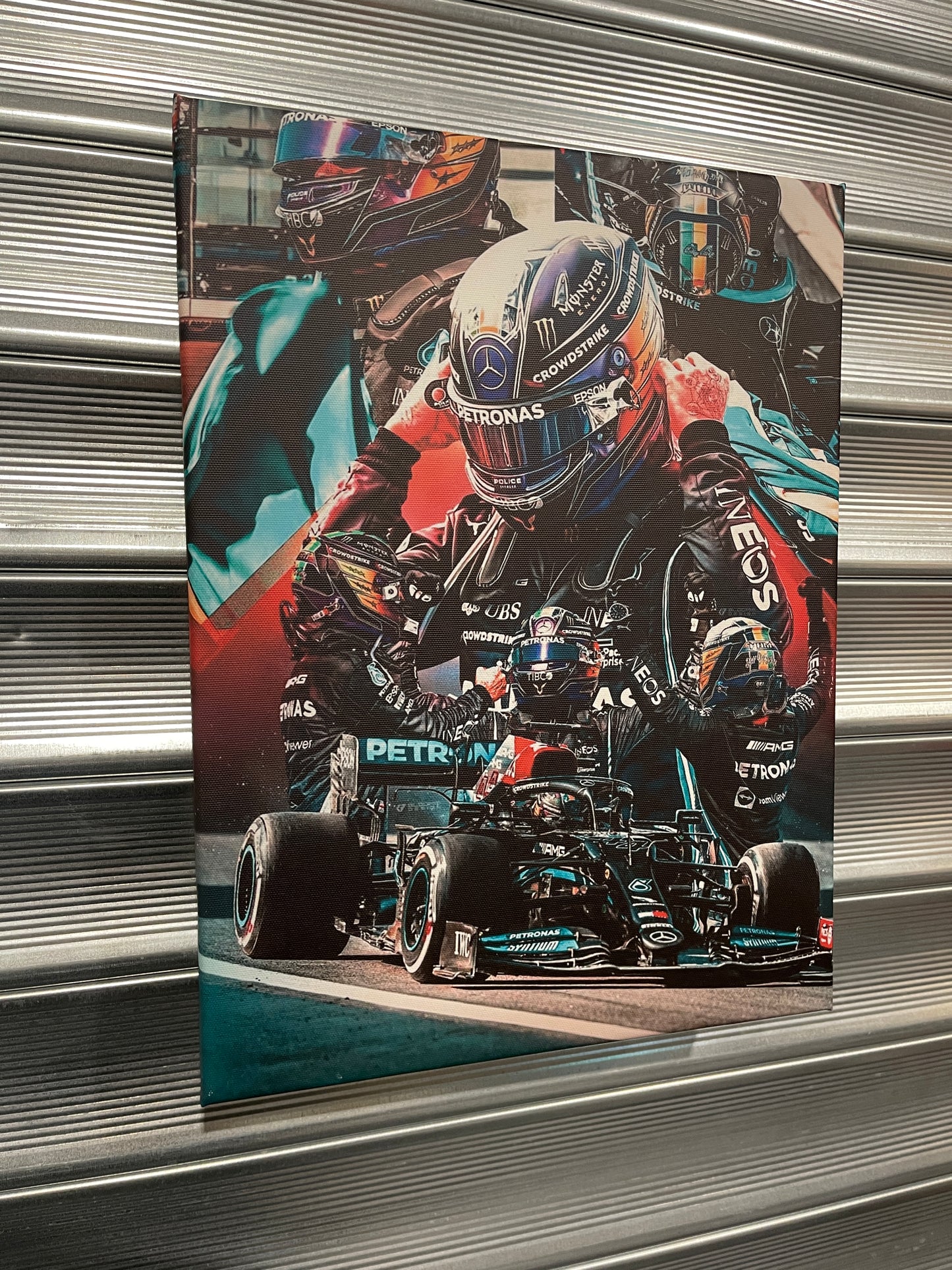 Lewis Hamilton F1 Canvas