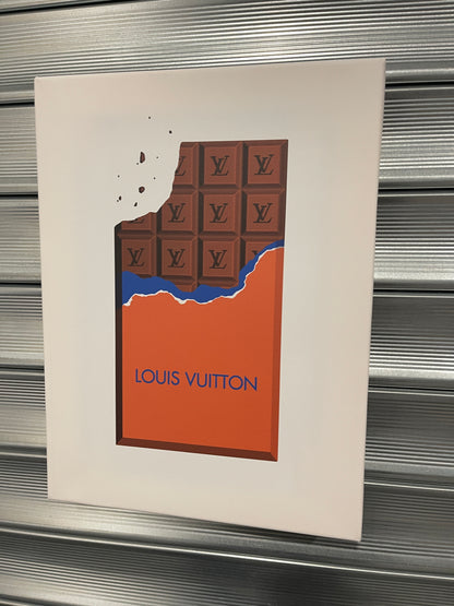 LV Chocolate Bar Canvas