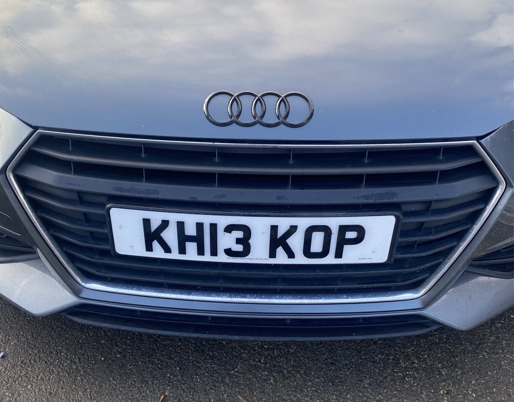 4D licence plate