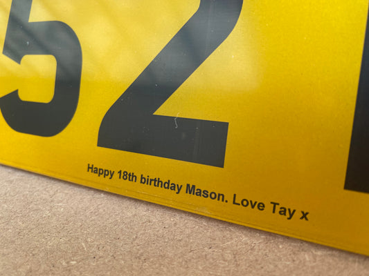 Personal Printed Plates