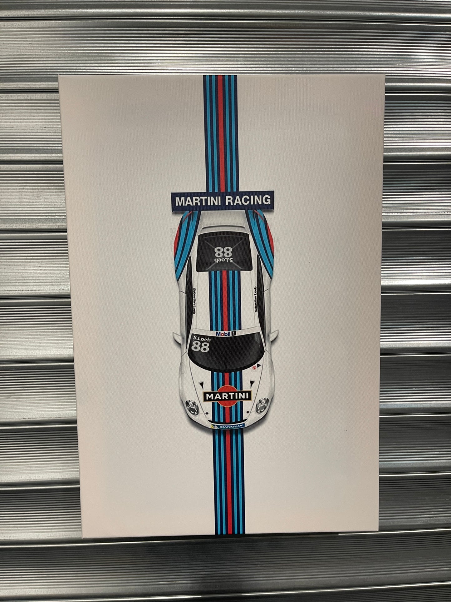 Martini Racing Stripe Canvas