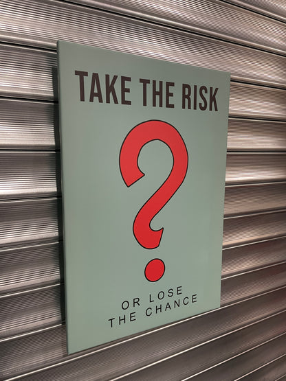 Take The Risk Monopoly Style Canvas