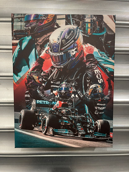 Lewis Hamilton F1 Canvas